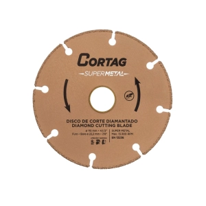 Disco de Corte Diamantado Supermetal 115 mm Cortag